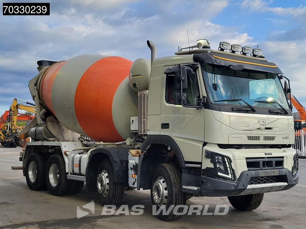 Volvo FMX 460 8X4 Intermix 9m3 Mixer Automatic Full Steel Euro 6