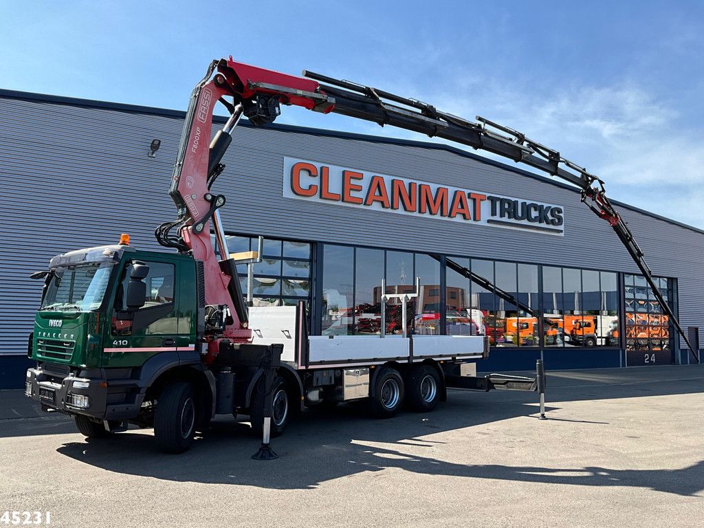 Iveco Trakker AD410T41 Fassi 80 Tonmeter laadkraan + Fly-Jib Just 80.441 Km!