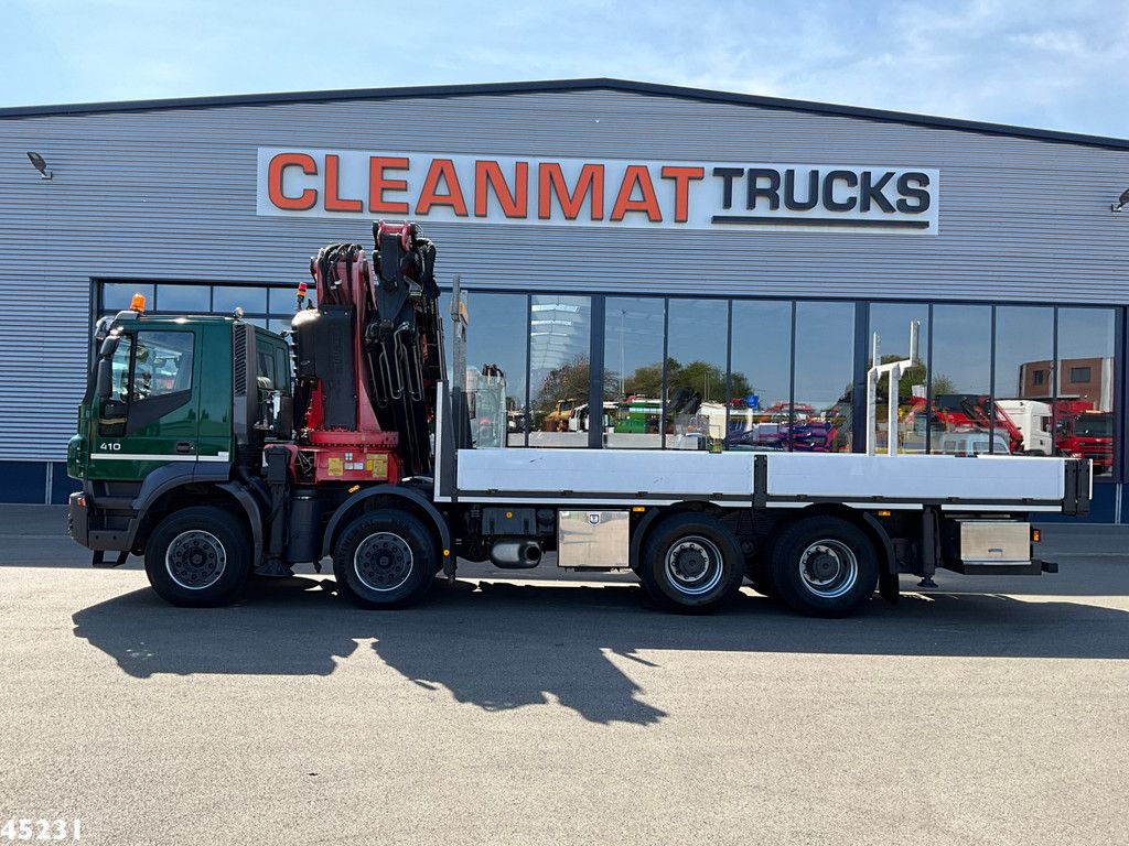 Iveco Trakker AD410T41 Fassi 80 Tonmeter laadkraan + Fly-Jib Just 80.441 Km!
