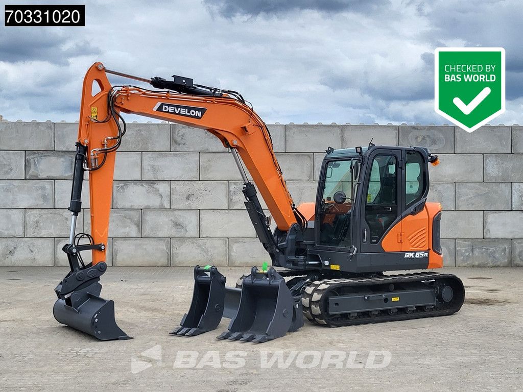 Doosan DX85R-7 A/C - PIN ON / 3 BUCKETS
