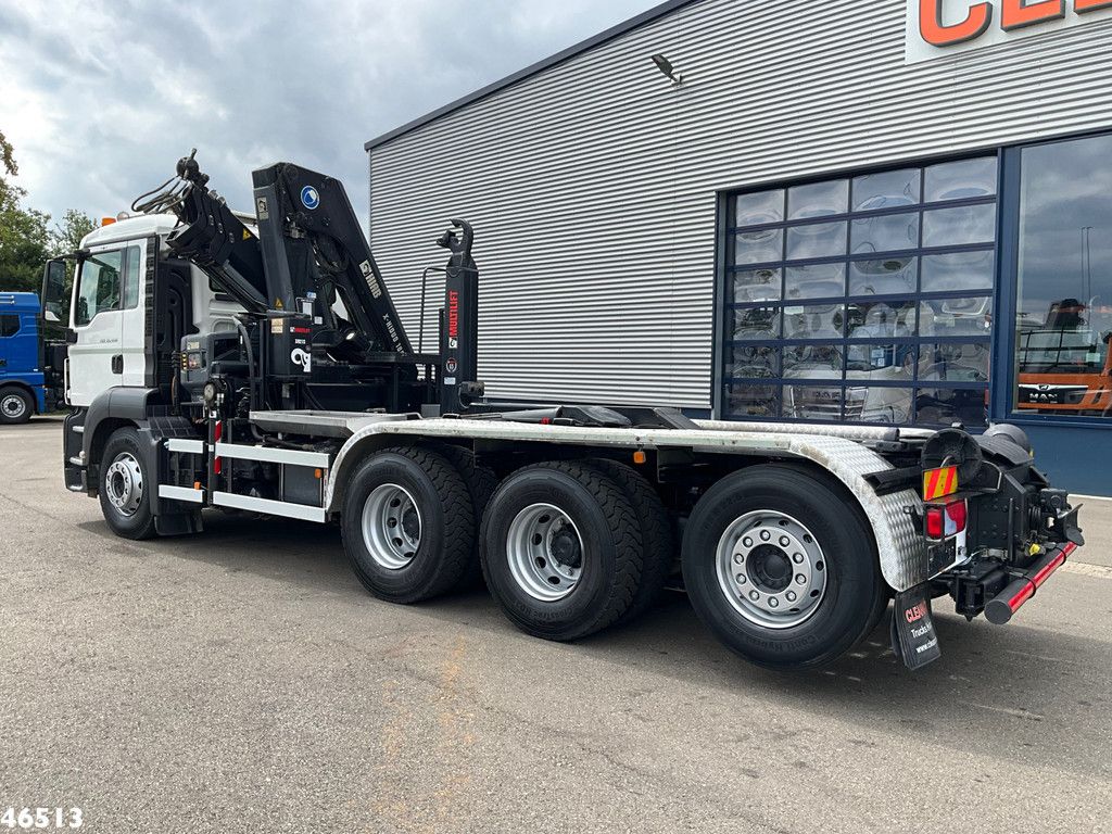 Man TGS 35.400 8x4 Euro 6 Hiab 18 Tonmeter laadkraan Just 142.960 km!