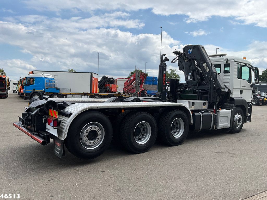 Man TGS 35.400 8x4 Euro 6 Hiab 18 Tonmeter laadkraan Just 142.960 km!