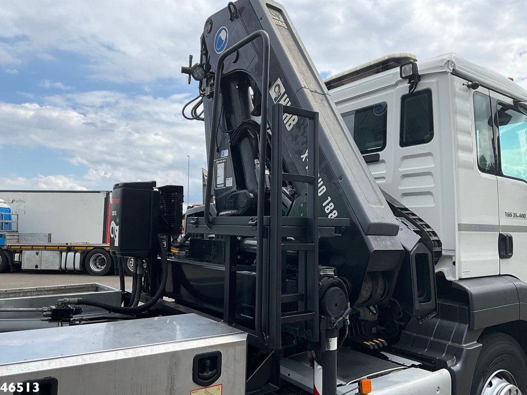 Man TGS 35.400 8x4 Euro 6 Hiab 18 Tonmeter laadkraan Just 142.960 km!