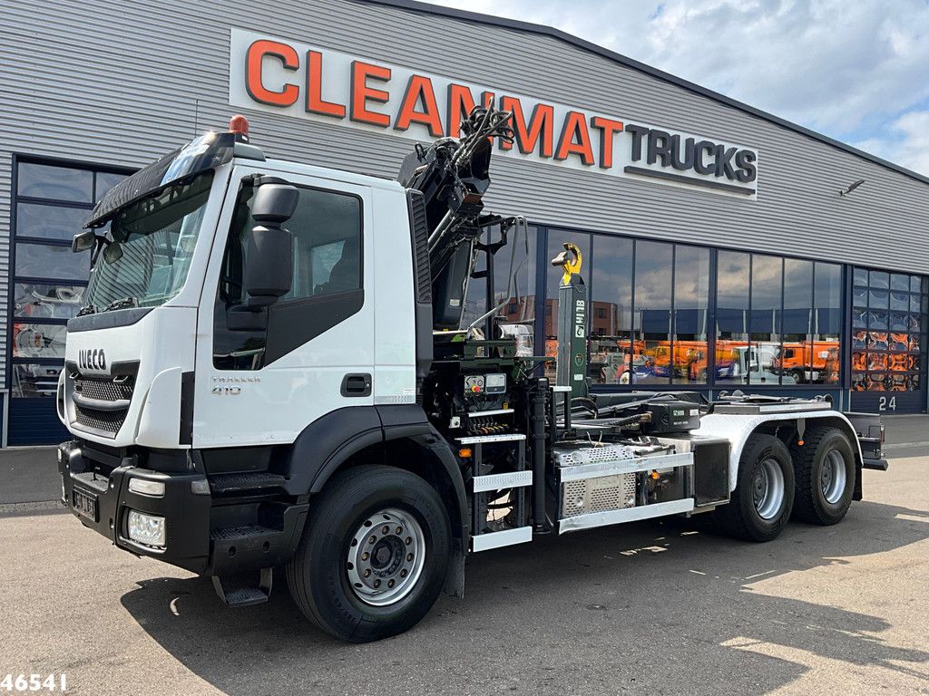 Iveco Trakker AD410T 6x4 Euro 6 Hiab 18 Tonmeter laadkraan
