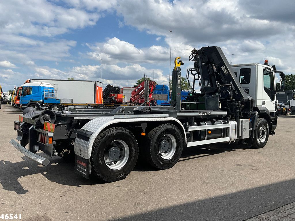 Iveco Trakker AD410T 6x4 Euro 6 Hiab 18 Tonmeter laadkraan