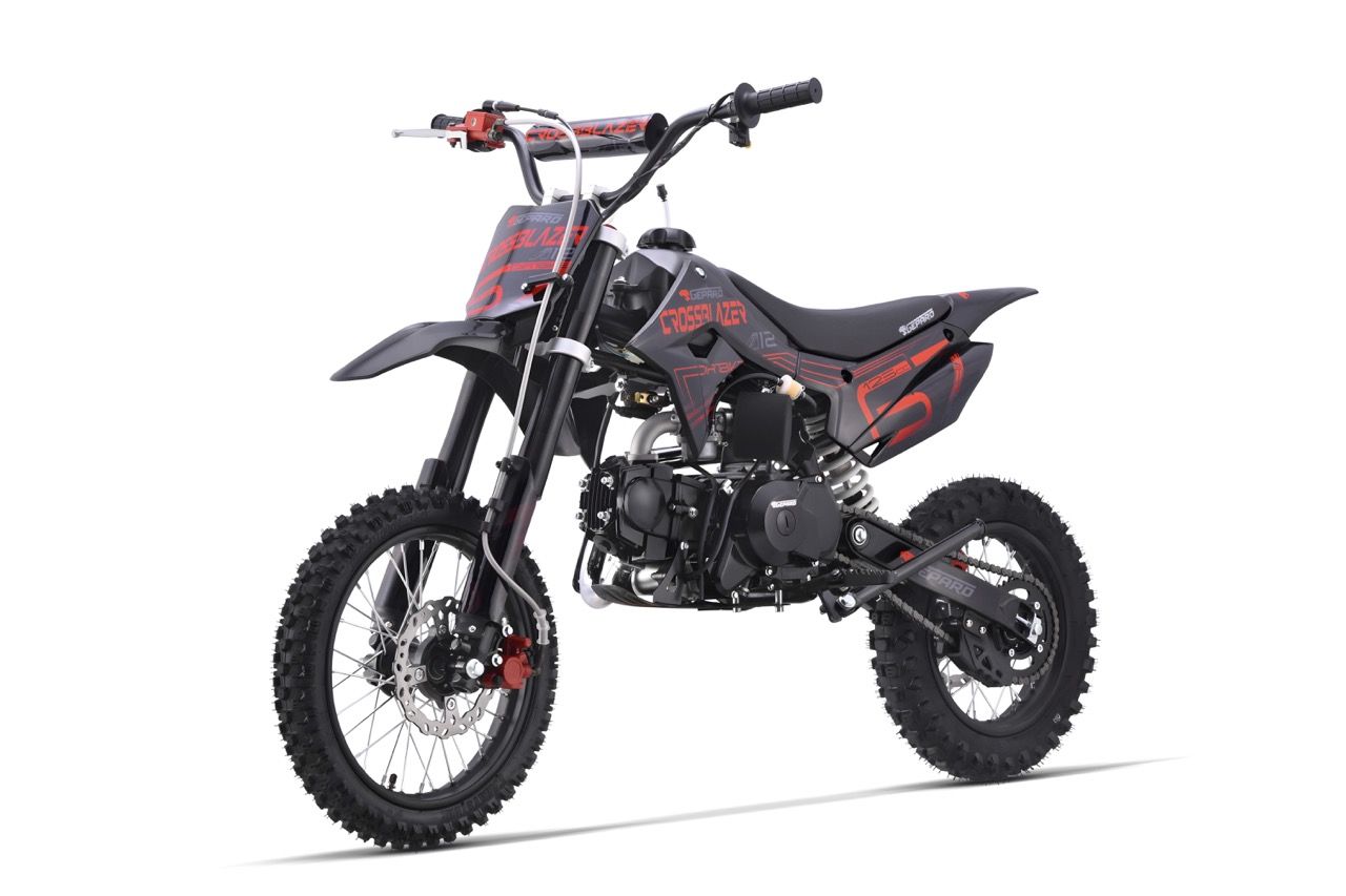 Dirtbikes 110cc 125cc automaat 4 takt + e-start crossmotor