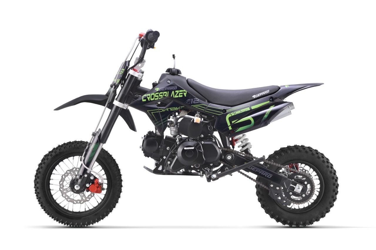 Dirtbikes 110cc 125cc automaat 4 takt + e-start crossmotor