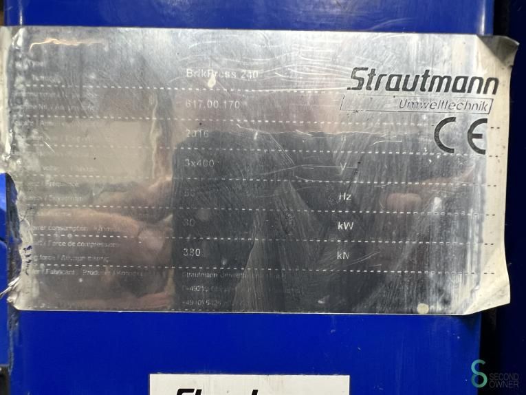 Brikettenpersen Strautmann BrikPress HP/NP 240 2016