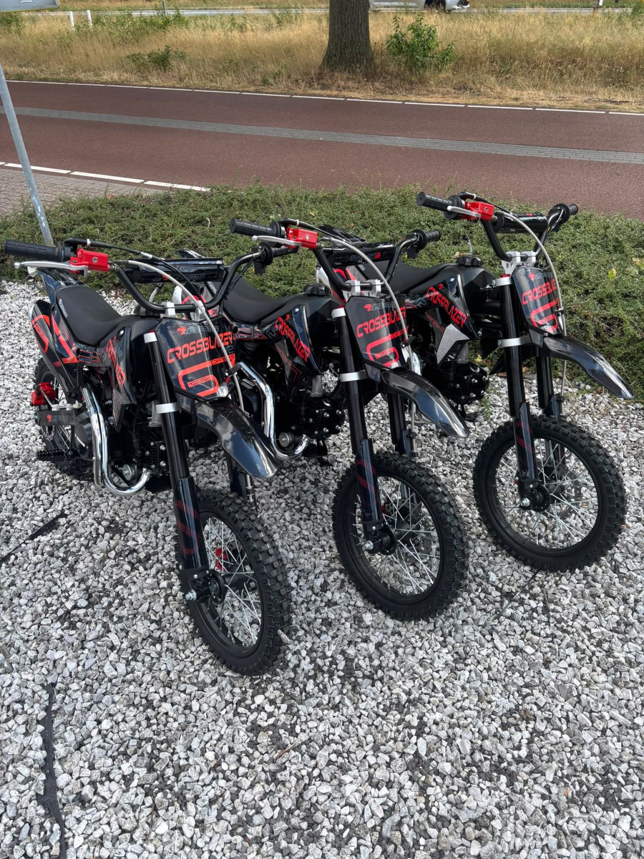 Dirtbikes 110cc 125cc automaat 4 takt + e-start crossmotor