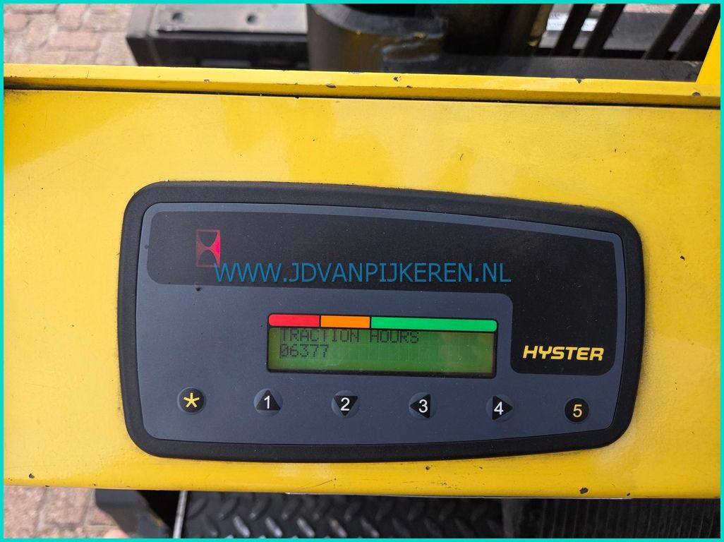 Hyster E5.50XL ACX 5.5t 6377uur+accu99%+sideshift+vorkversteller