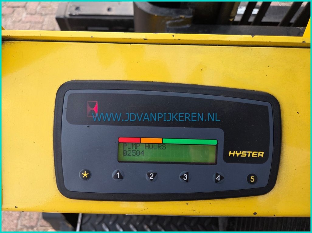 Hyster E5.50XL ACX 5.5t 6377uur+accu99%+sideshift+vorkversteller