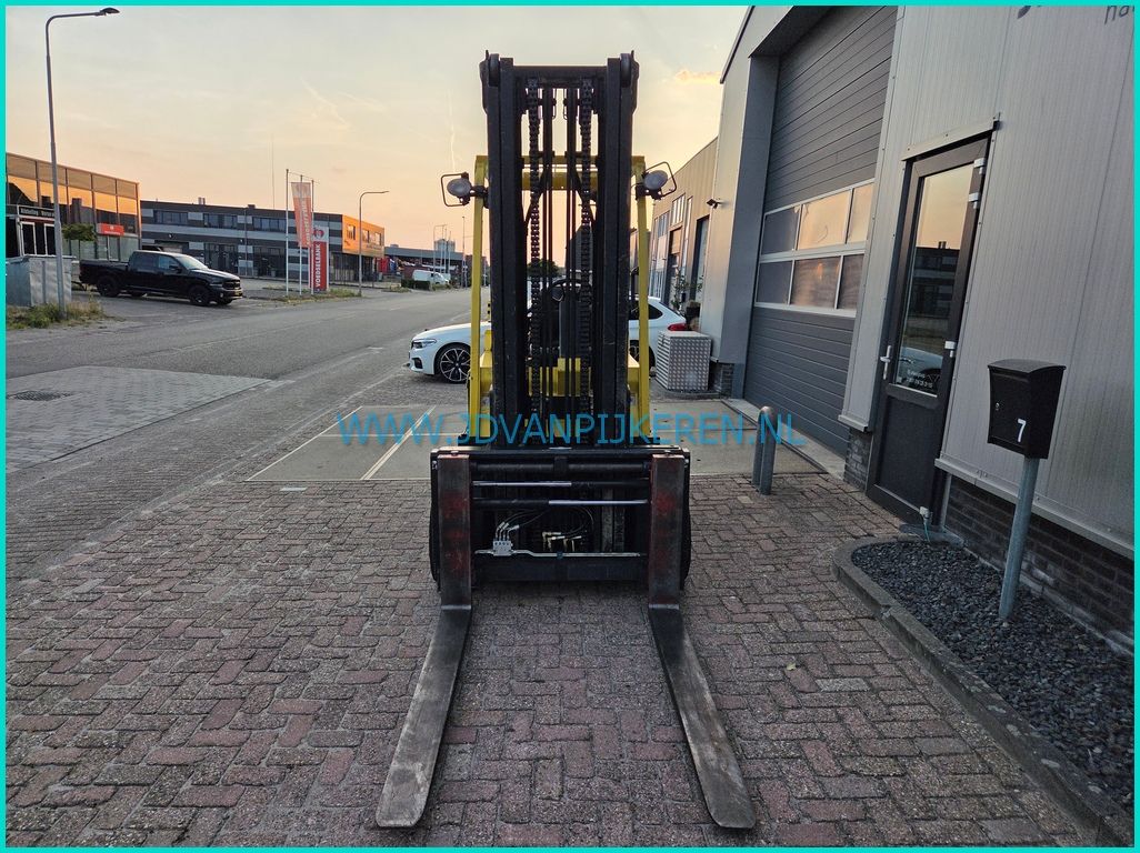 Hyster E5.50XL ACX 5.5t 6377uur+accu99%+sideshift+vorkversteller