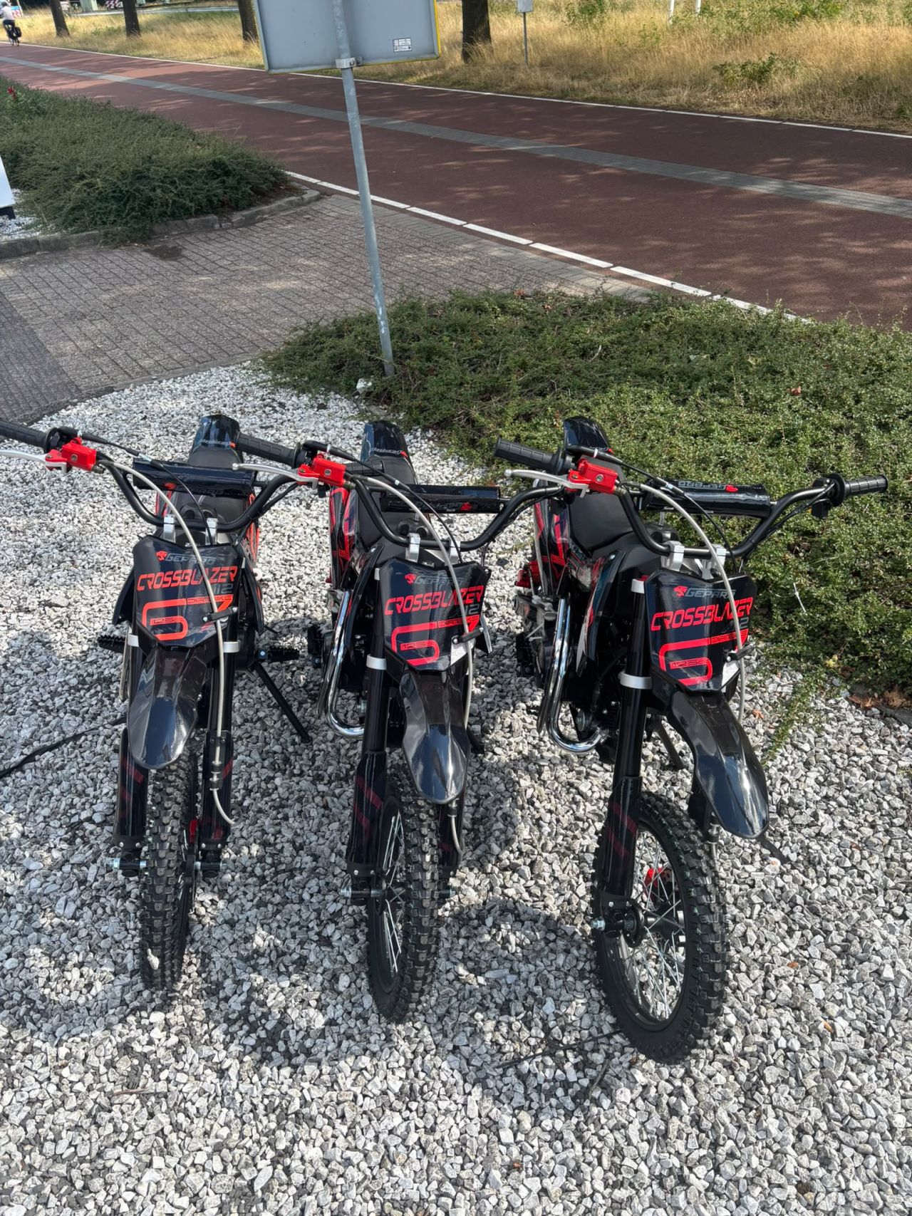 Dirtbikes 110cc 125cc automaat 4 takt + e-start crossmotor