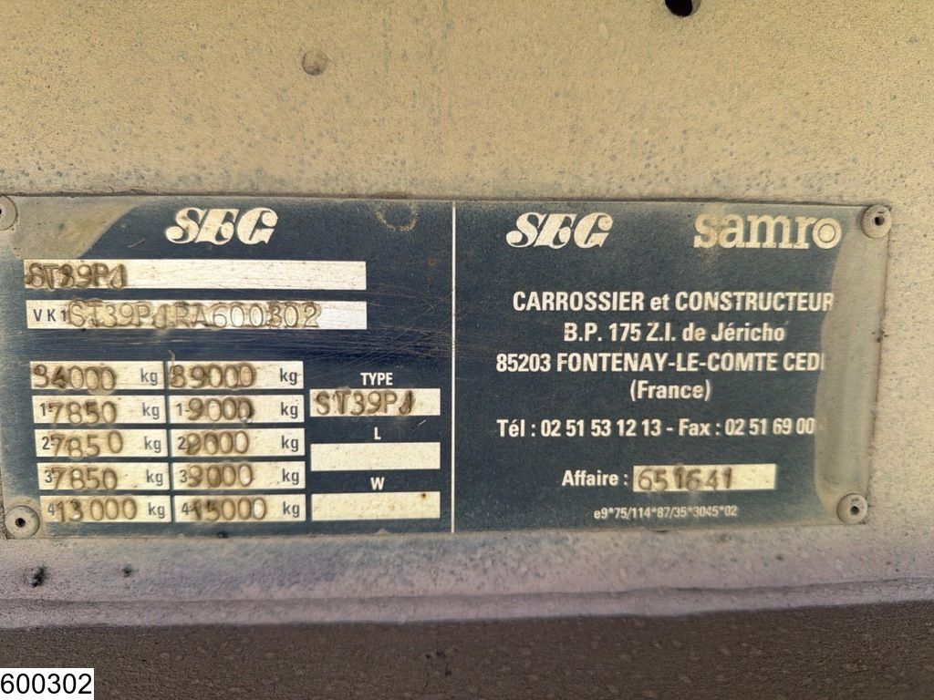Samro gesloten bak
