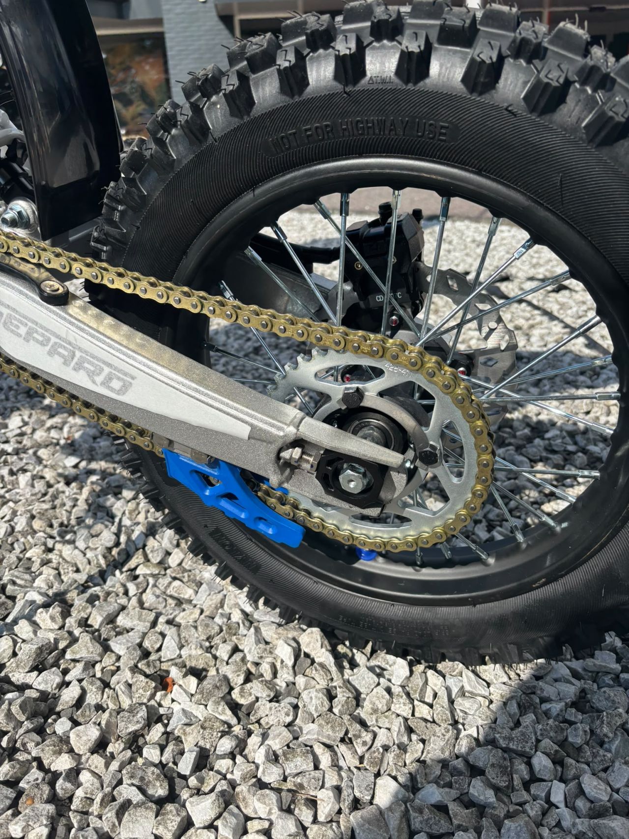 125cc 4-takt crossmotor dirtbike schakel 17/14 offroad