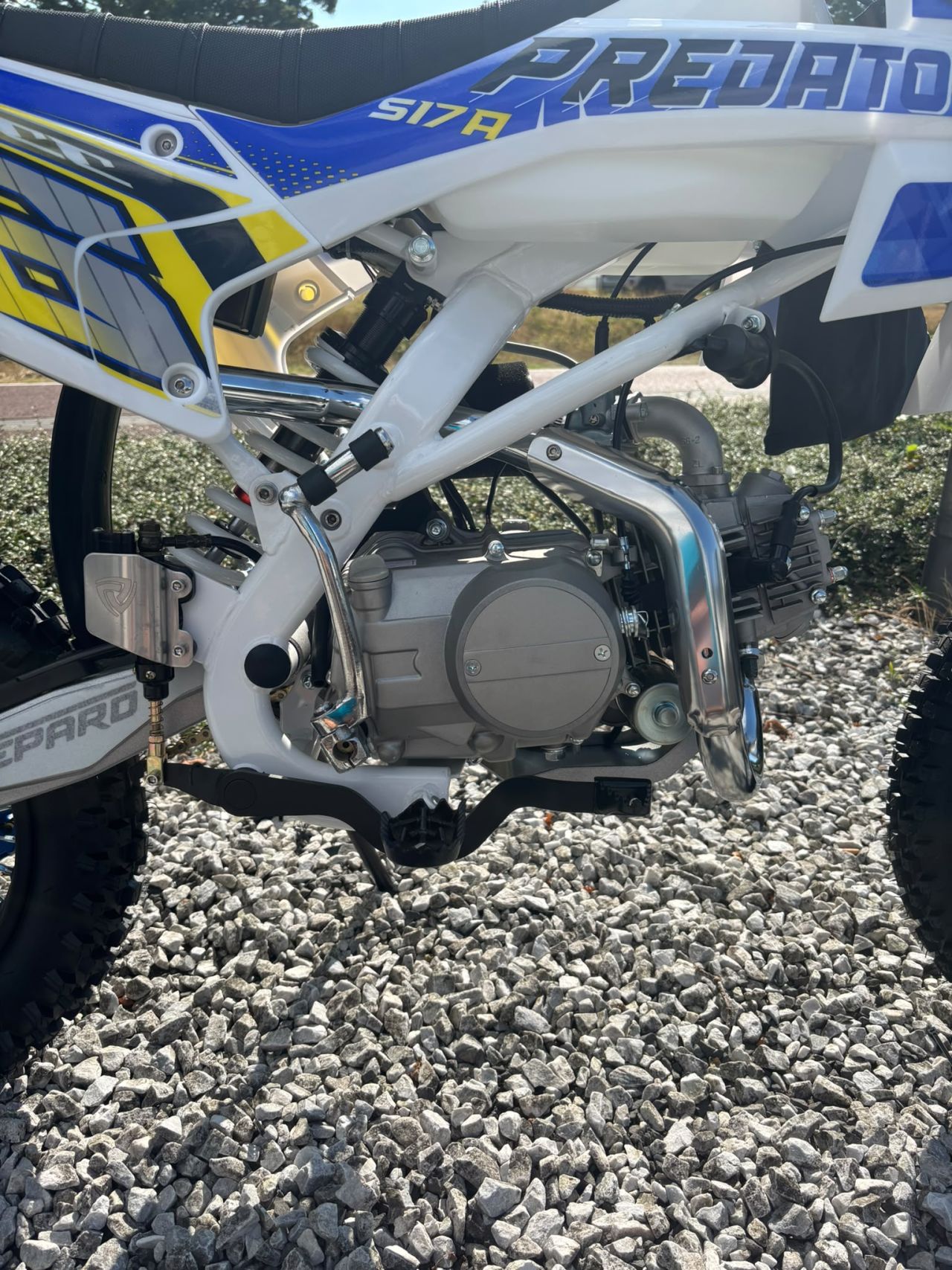 125cc 4-takt crossmotor dirtbike schakel 17/14 offroad