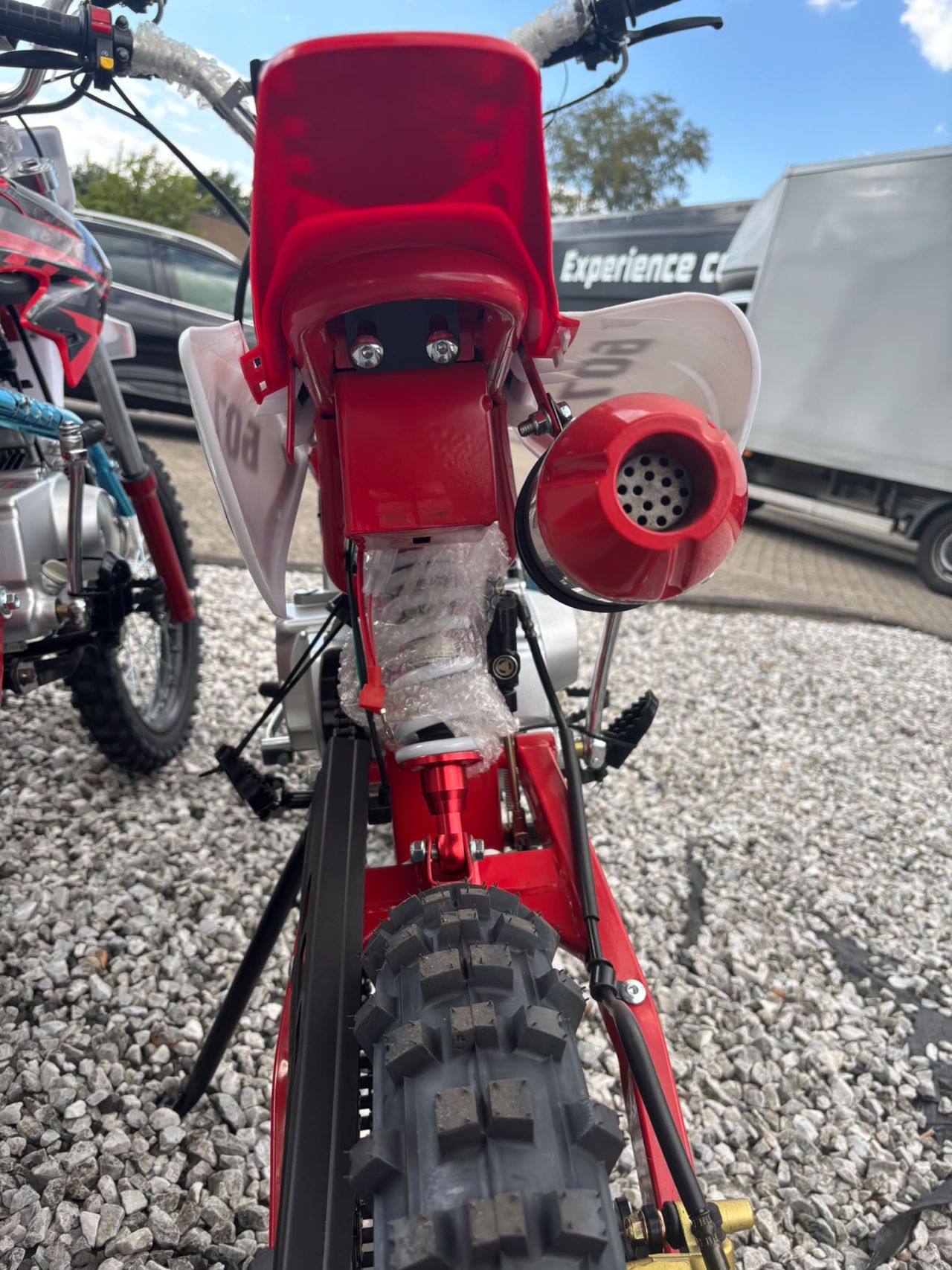 125cc 4-takt crossmotor dirtbike schakel 17/14 offroad