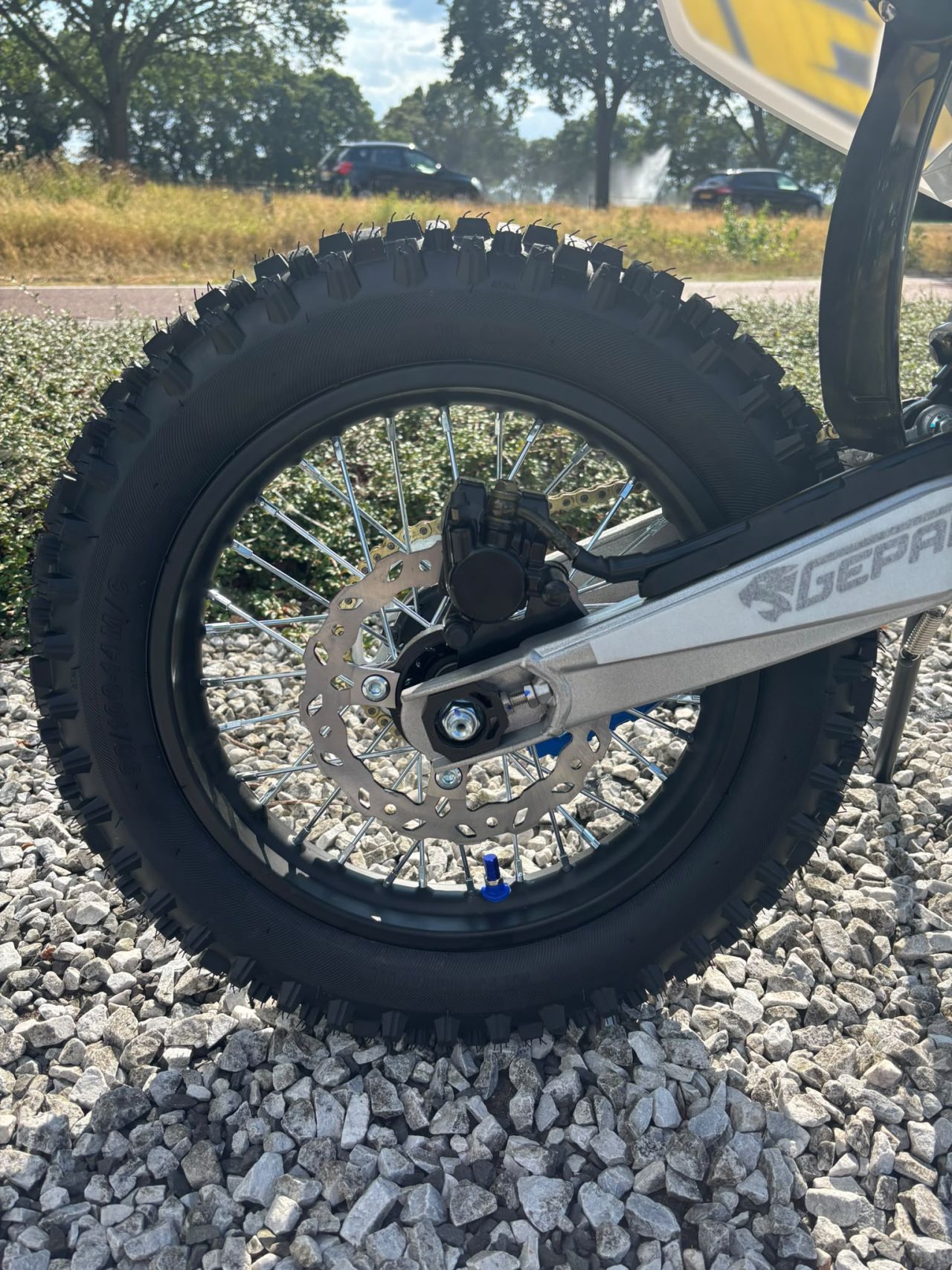 125cc 4-takt crossmotor dirtbike schakel 17/14 offroad