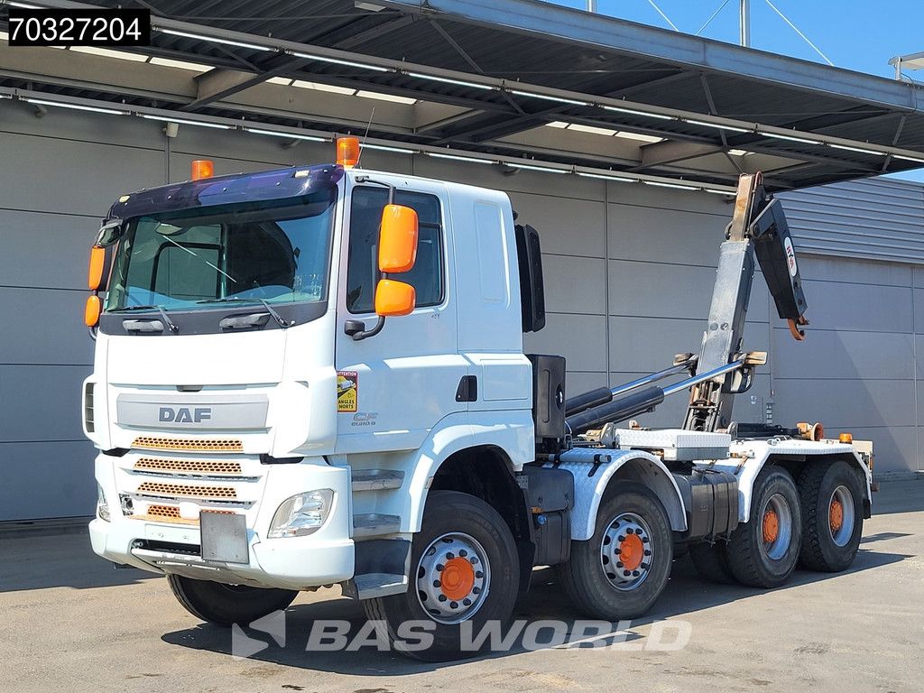 DAF CF 410 8X4 Full Steel Manual Gearbox HYVA 22t Hook Big-Axle Euro 6