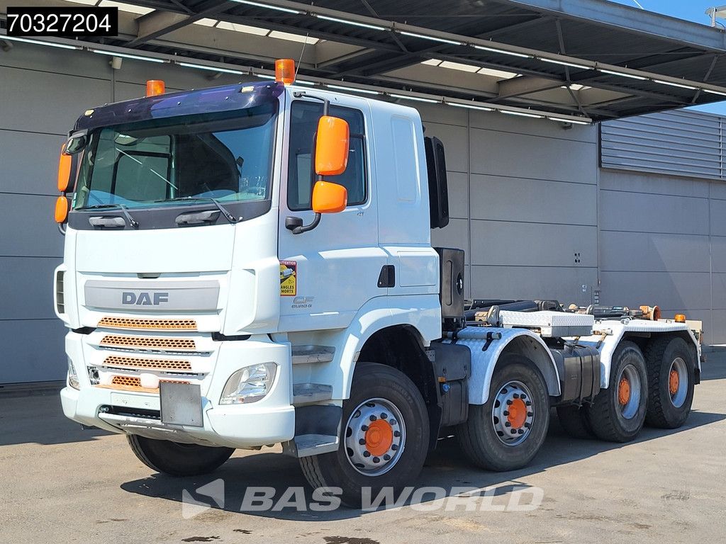 DAF CF 410 8X4 Full Steel Manual Gearbox HYVA 22t Hook Big-Axle Euro 6