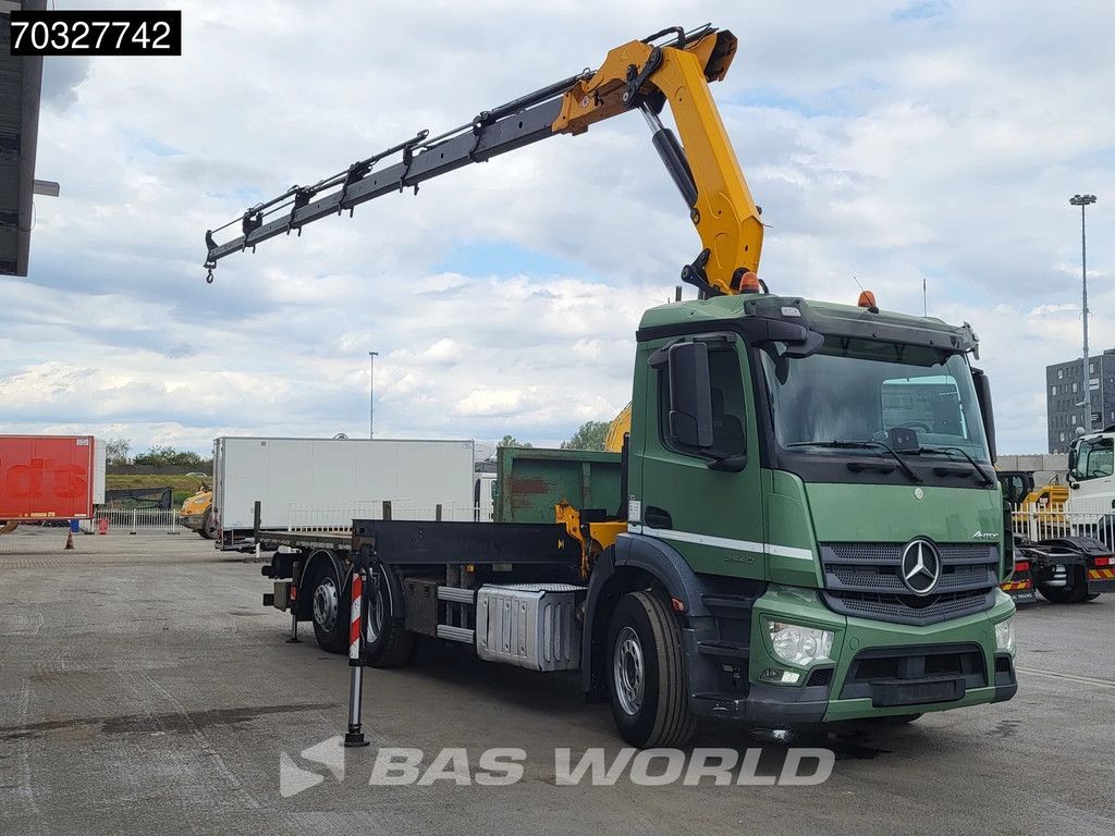 Mercedes Antos 2540 6X2 EFFER 265/6S Crane Kran Remote Lift+Steering Axle Euro 6