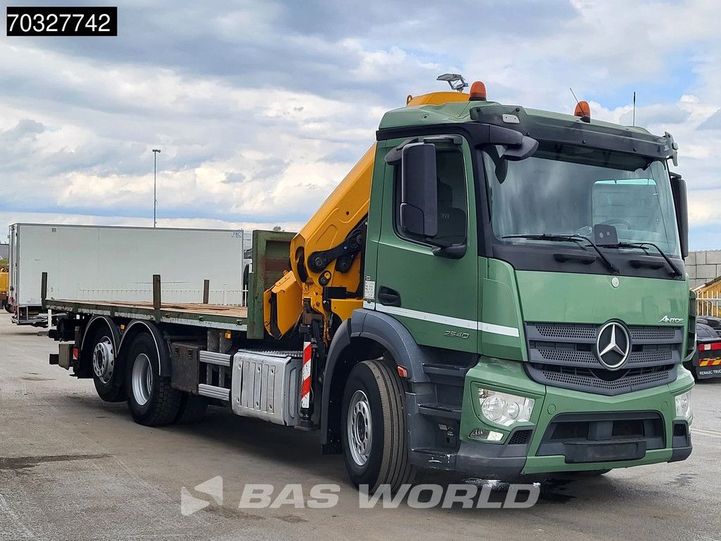 Mercedes Antos 2540 6X2 EFFER 265/6S Crane Kran Remote Lift+Steering Axle Euro 6