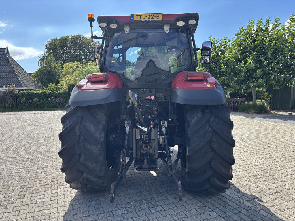 Case IH Maxxum 135. Vooras en Cabine vering, 40km eco