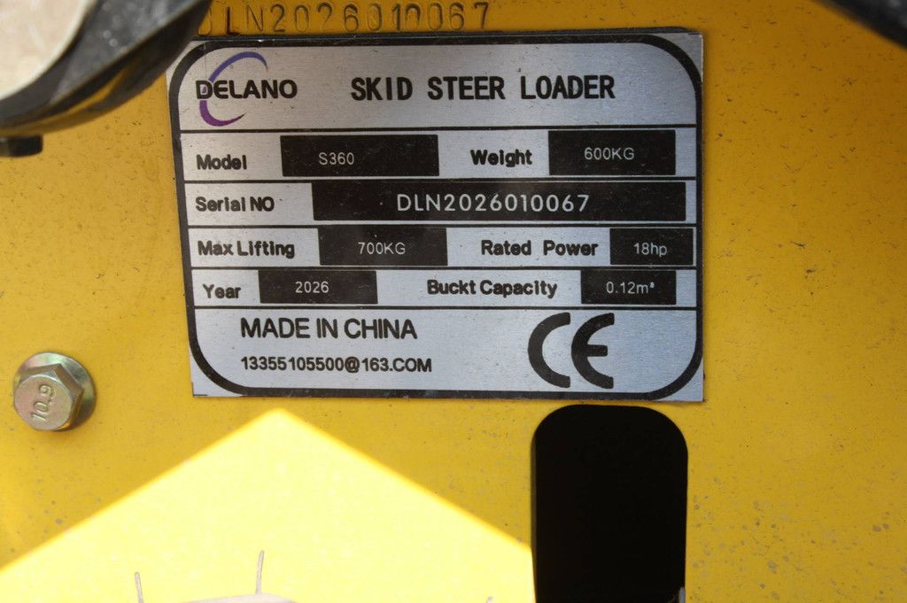 Schranklader Delano S360 Benzine 18pk 2026 Nieuw Demo
