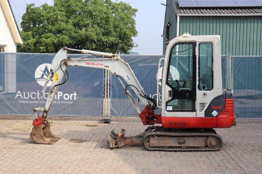 Mini excavator Takeuchi TB219 Diesel 12kW 2014