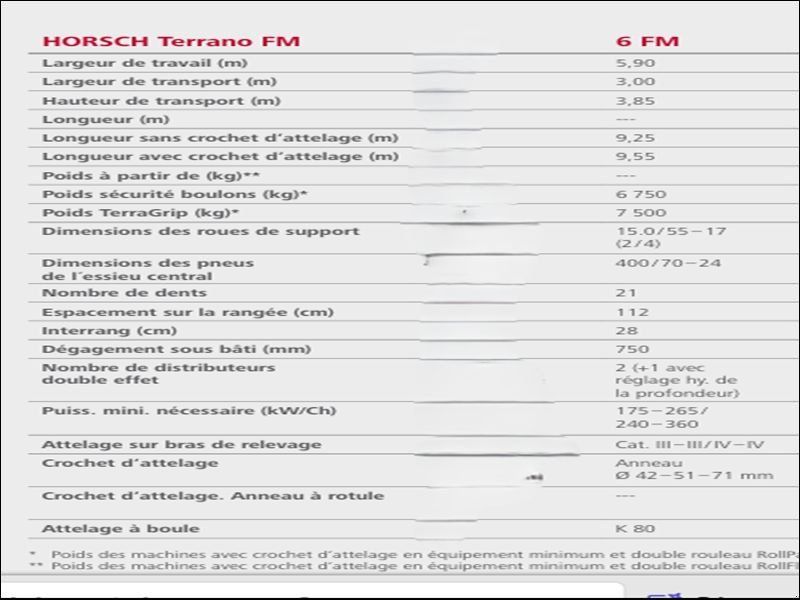 Horsch TERRANO 6FM