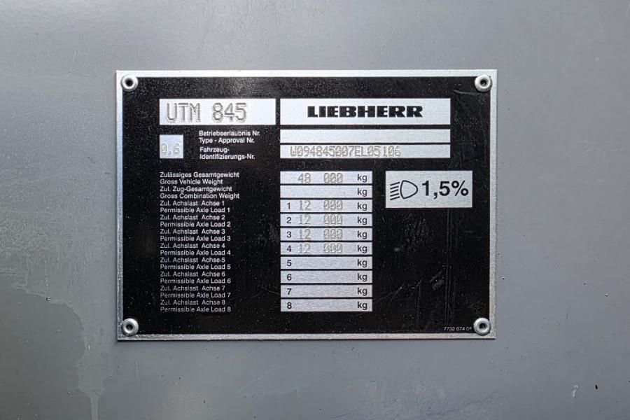 Liebherr LTM1070-4.1 Dutch Vehicle Registration, Diesel, 8x