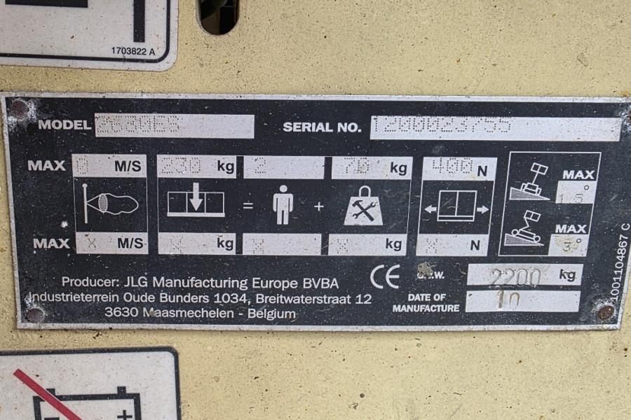 JLG 2630ES Electric, Working Height 10m, 230 kg Capaci
