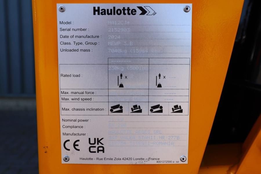 Haulotte HA12CJ+ Valid inspection, Electric, 12 m Working H