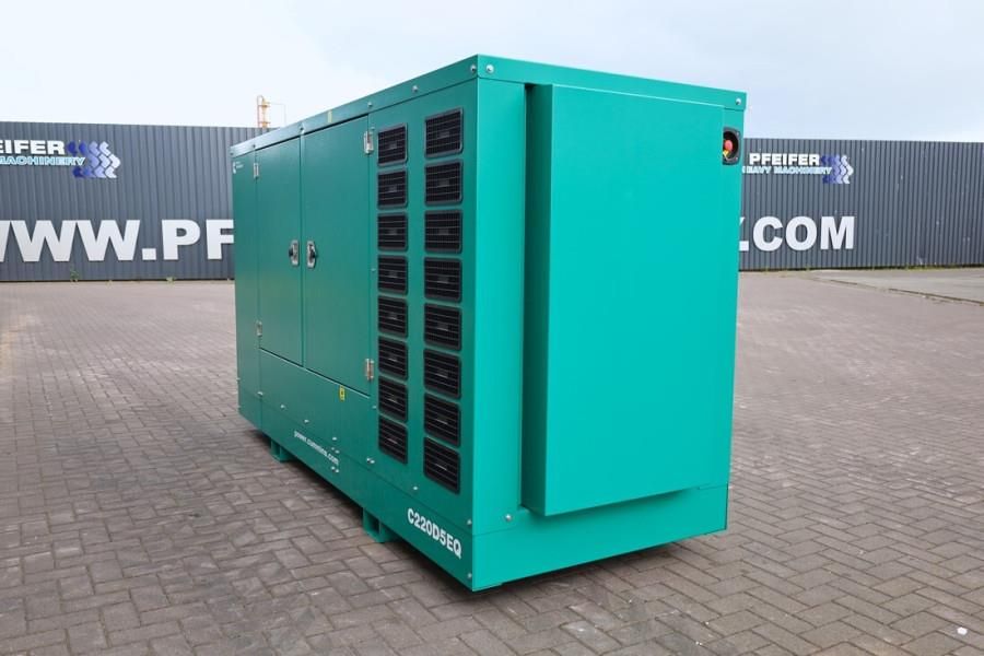 Cummins C220D5EQ Declaration of Conformity, Diesel, 220kVA