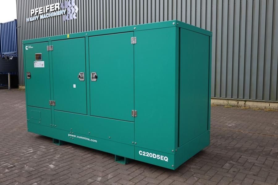 Cummins C220D5EQ Declaration of Conformity, Diesel, 220kVA