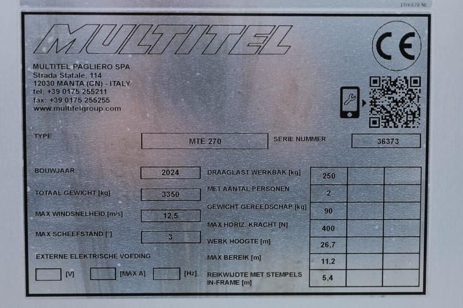 Multitel MTE270 Valid inspection, Driving Licence B/3. Ivec