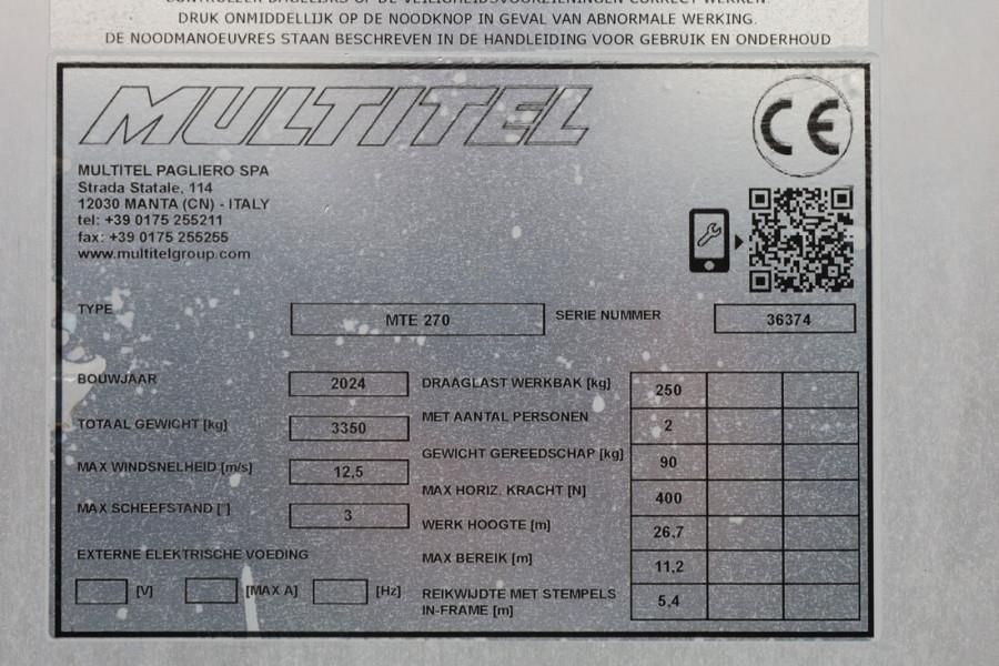 Multitel MTE270 Valid inspection, Driving Licence B/3. Ivec