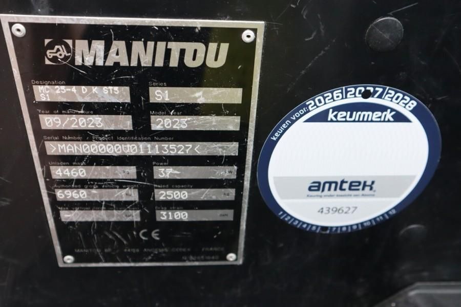 Manitou MC25-4 Valid Inspection, *Guarantee! Diesel, 4x4 D