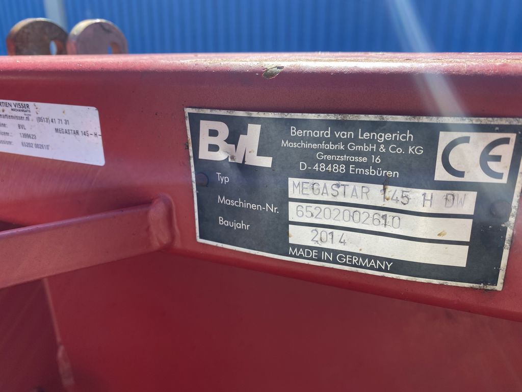 BVL MEGASTAR 145-H-120 KUILVOERSNIJDER