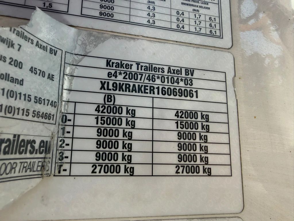 Kraker CF200 CF 200 90m3 Agrar Steering axle Hogedrukreiniger Top condition APK/TUV 04-2027