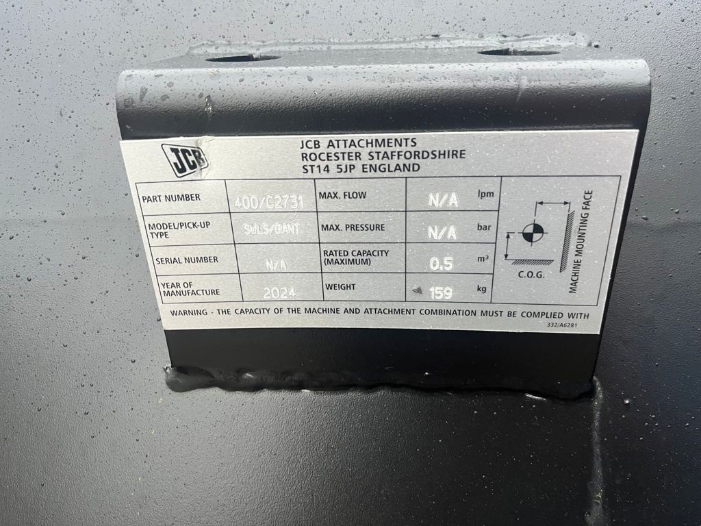 JCB Volumebak 140x65Hx75D cm Giant