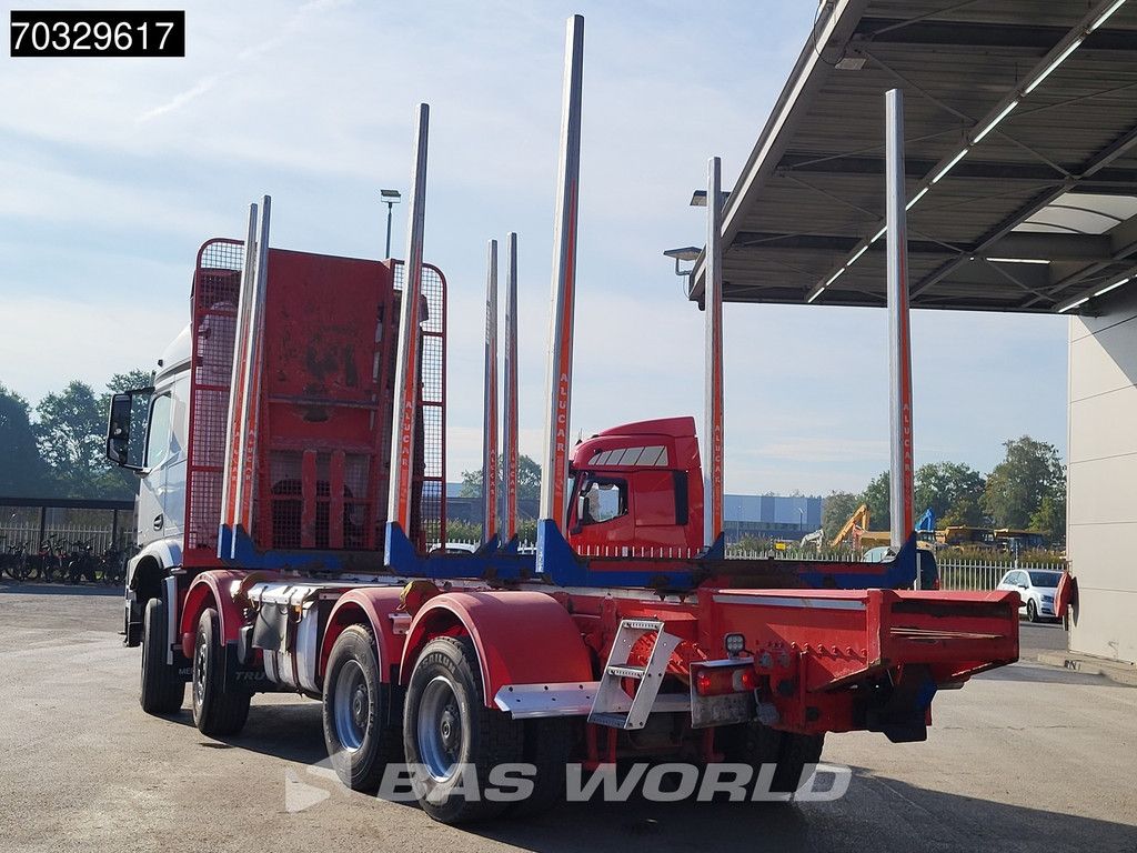 Mercedes Arocs 3658 8X4 ALUCAR Holztransporter Full Steel suspension Big-Axle Automatic Euro 6