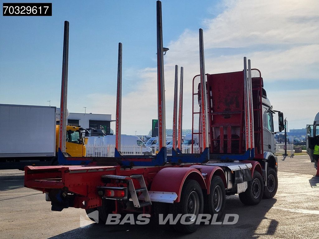 Mercedes Arocs 3658 8X4 ALUCAR Holztransporter Full Steel suspension Big-Axle Automatic Euro 6