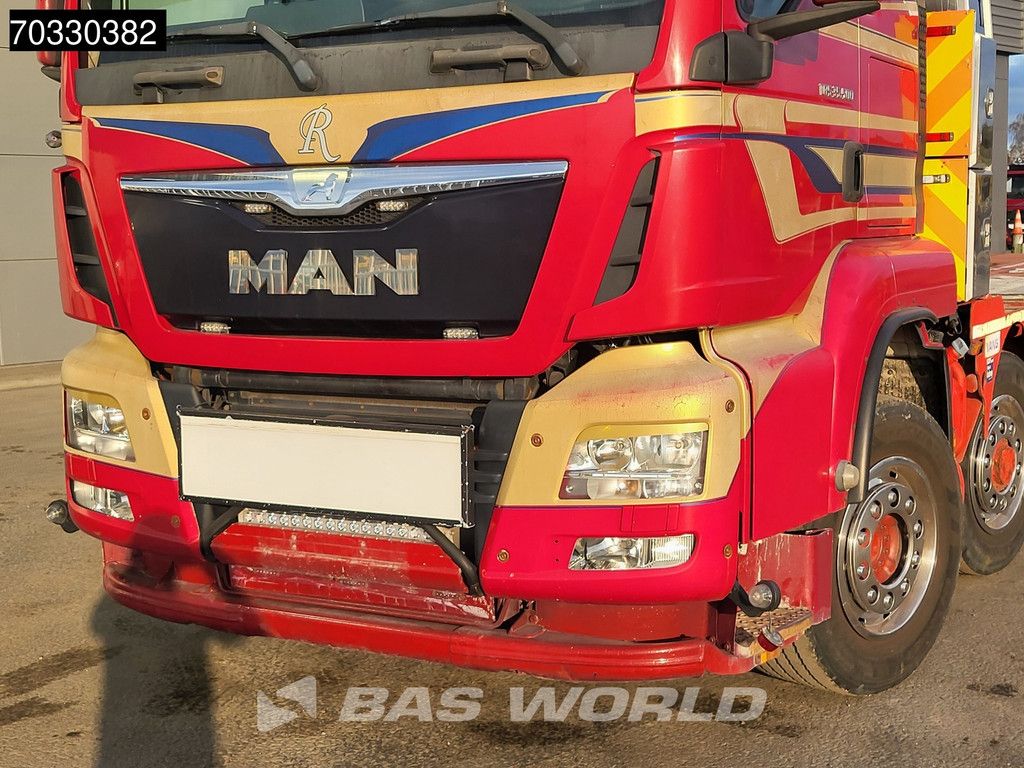 MAN TGS 35.480 8X4 Machine transporter Lift+steering axle Hydraulic ramp Euro 6