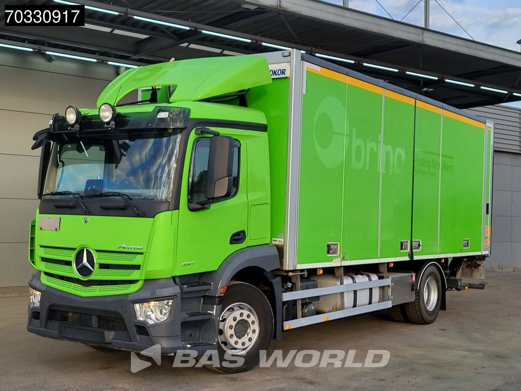 Mercedes Antos Antos 1827 4X2 Air suspension 2000kg Ladebordwand Box heating Automatic Euro 6