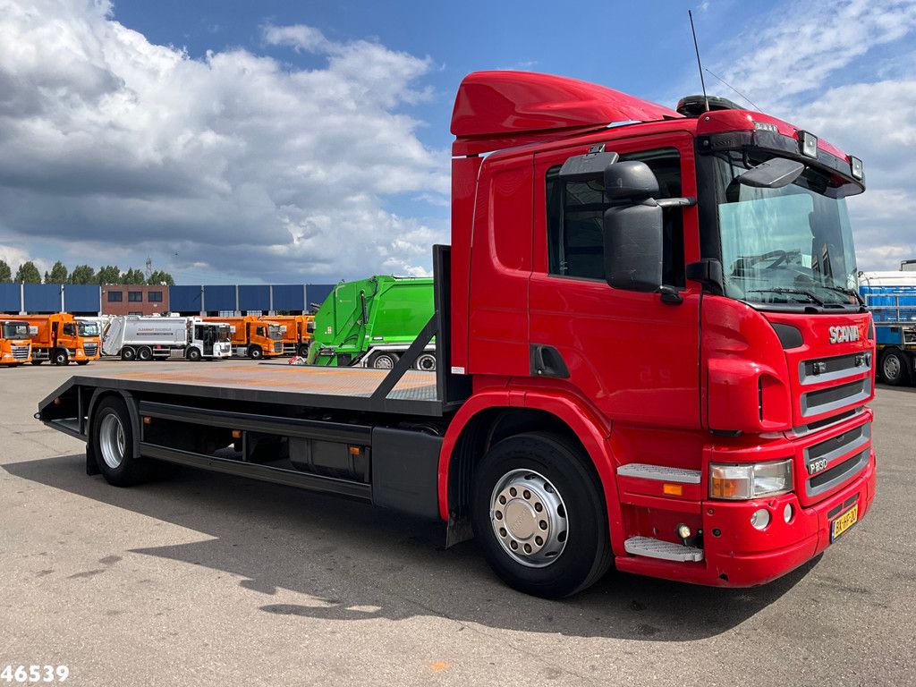 Scania P 230 Autotransporter met oprijrampen