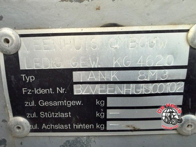 Veenhuis 8000 Liter Kippende tank
