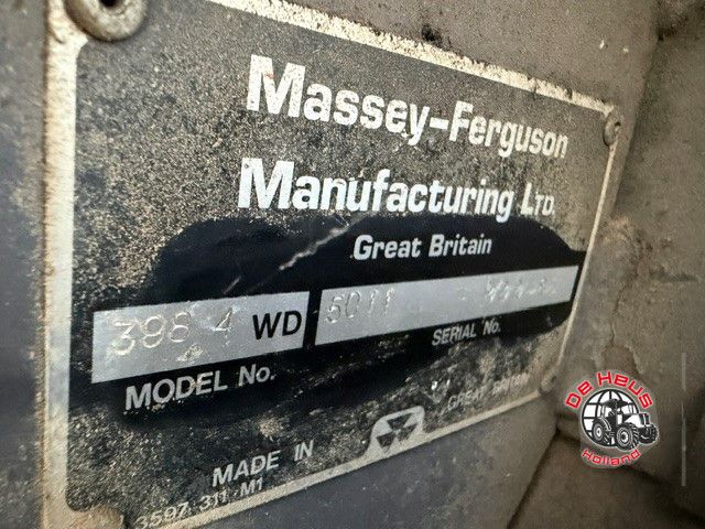 Massey Ferguson MF398T 4wd.