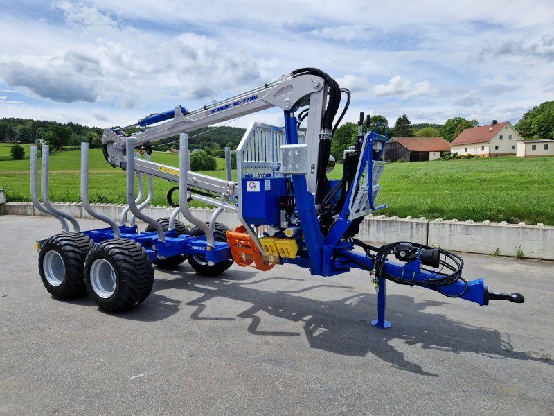 Scandic ST-8 10,5t 7,9m Kran 550kg Hubkraft Druckluft Untenanhängung