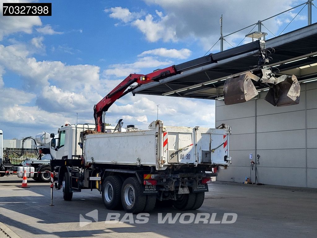 Scania P400 6X4 HMF 1444-Z2 Crane Remote Full Steel Manual Euro 5